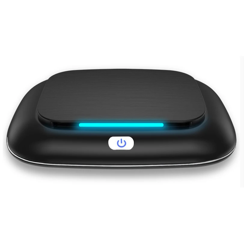 Car Purifier Ionizer Solar Portable Uv Led Negative Ion Home Air Purifier With Hepa Filter