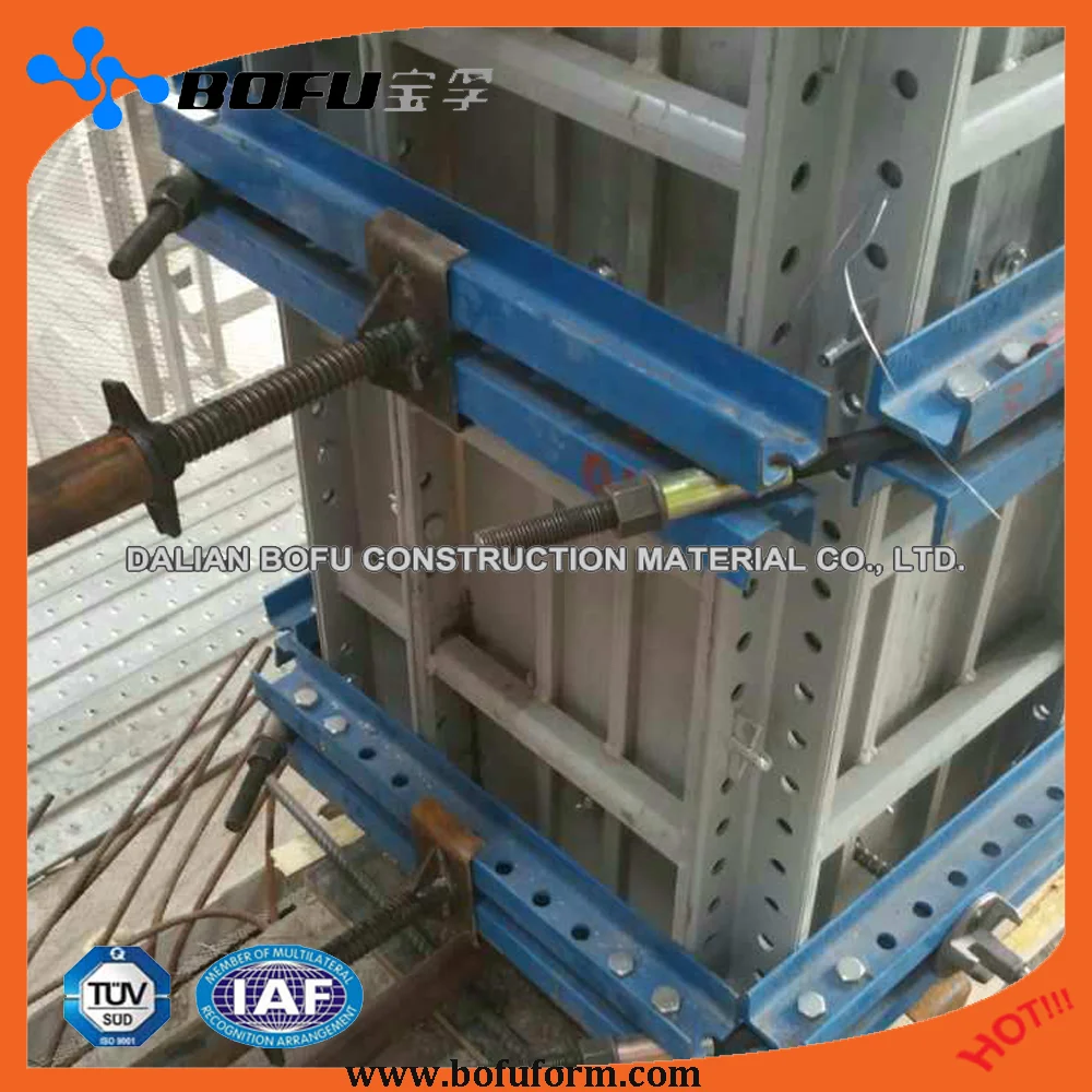 BOFU high quality aluminum concrete columns mold