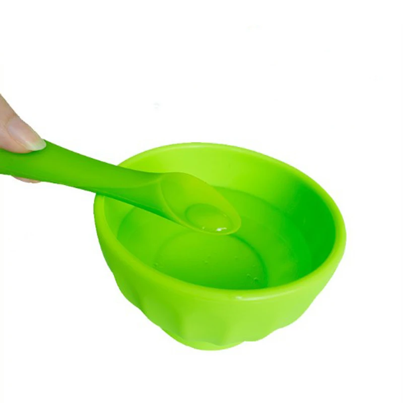 silicone soft-tip training bamboo baby starter spoon