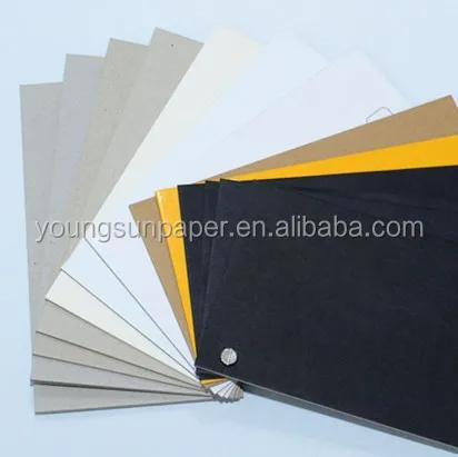 Толстая и ламинированная черная картонная доска/Двусторонняя доска/бумага и бумага