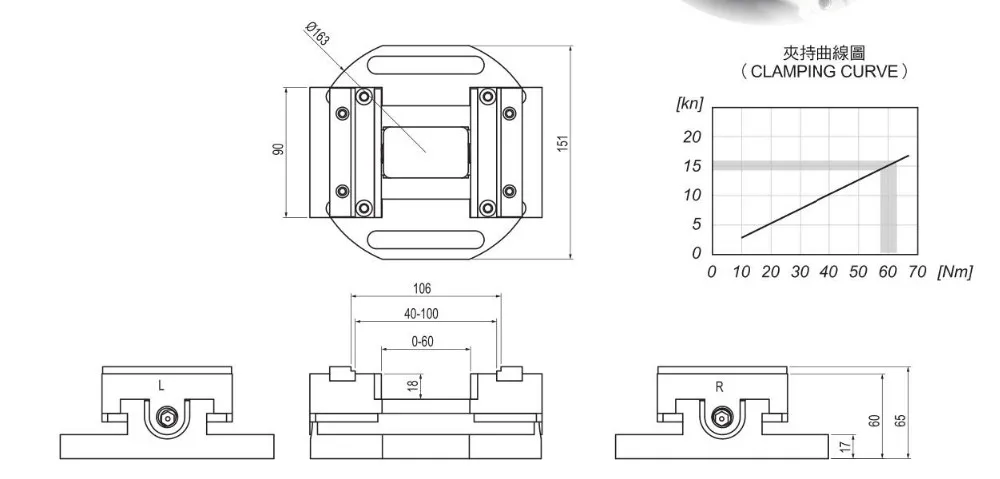 5 axis cnc workholding double action manual clamp self centering milling machine vertical vise