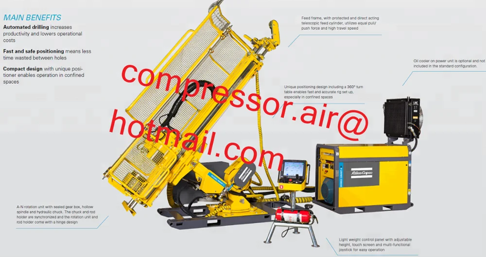 Atlas Copco small Drill rigs and rock drills (AC Drill rigs and rock drills )Diamec U6