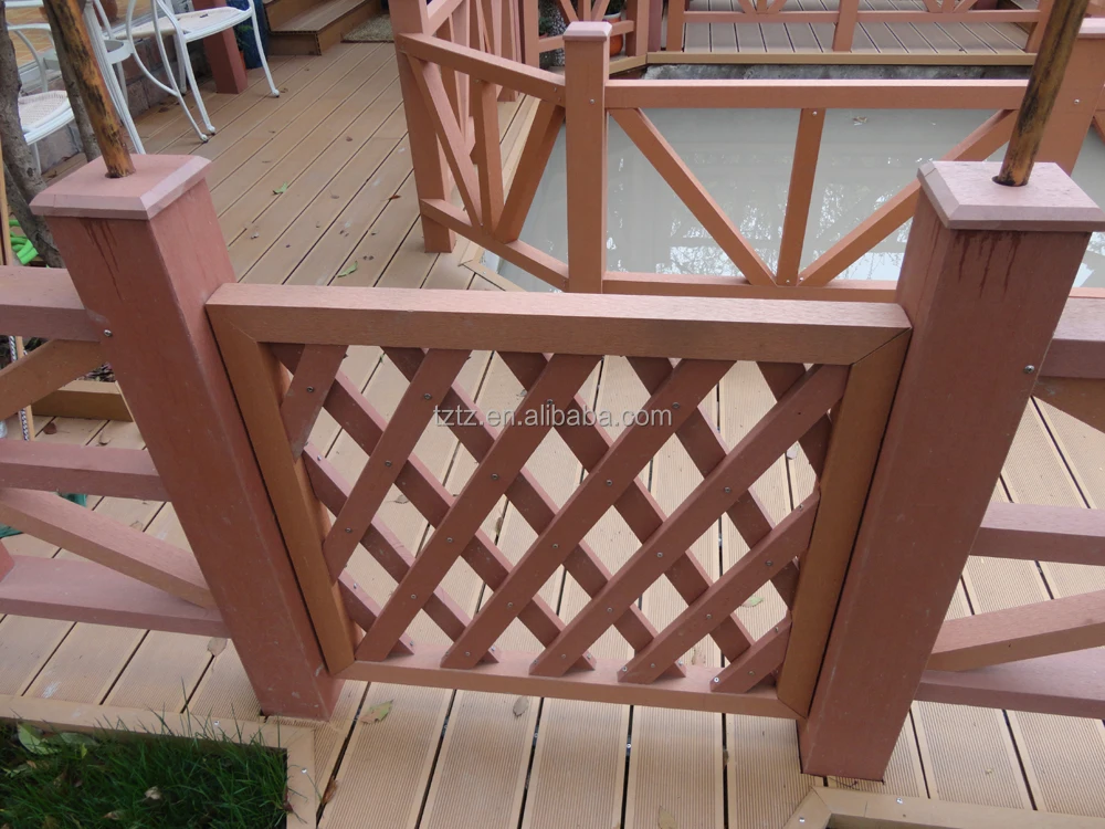 Special design widely WPC outdoor composite waterproof wpc handrail railing