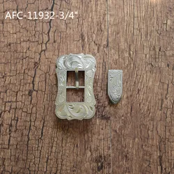 Набор серебряных пряжек из сплава