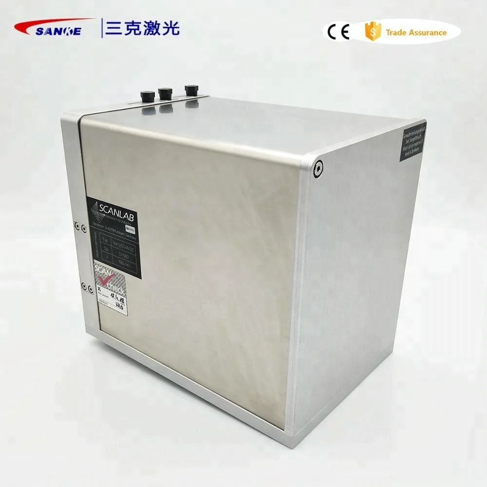 
China Galvotech Galvanometer Scan Head 10mm high speed scan system UV laser 355nm 