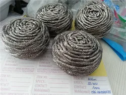 durable flat stainless steel scourer in bulk packing AISI 410 scrubber sponge