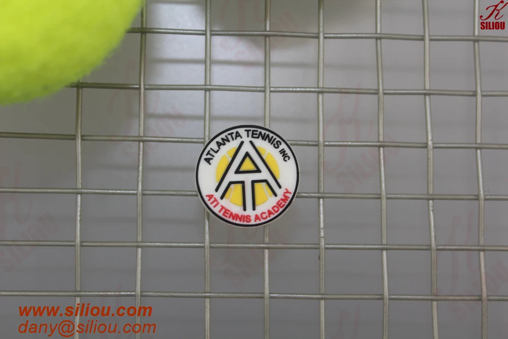 high quality soft rubber shock absorber customized silicone tennis racquet vibration dampers