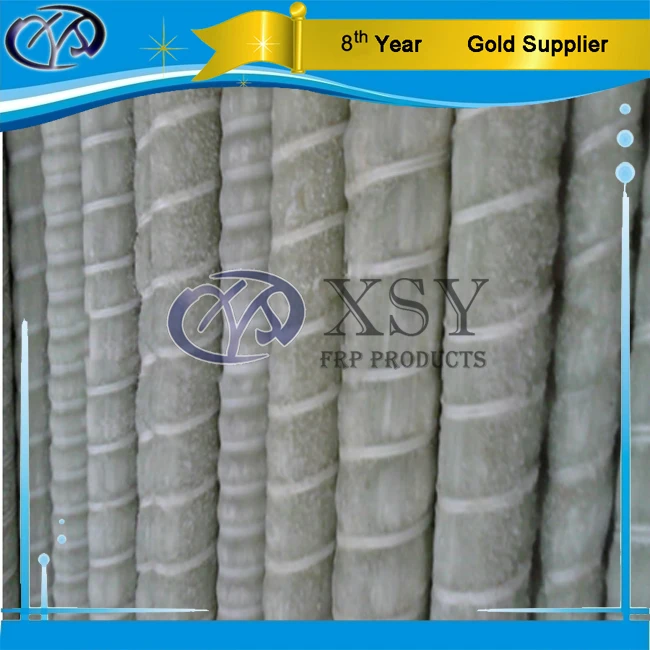 
China Supplier FRP Fiberglass Plastic Coated Rebar 