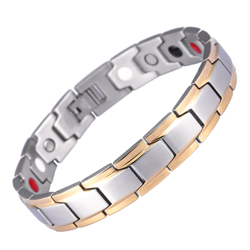 Hottime Factory Promotion Energy Magnetic Bracelet Stainless Steel China Fashion Jewelry