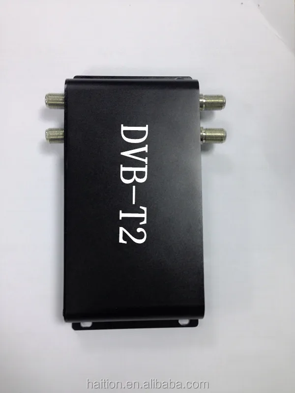 car digital DVB T2 tv tuner tv receiver tv box with 4 antennas 1080p HD PVR