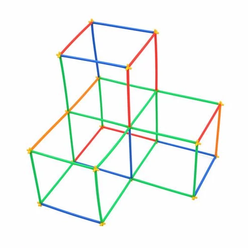 New coming eco-friendly large space assemble blocks building plastic kids toys