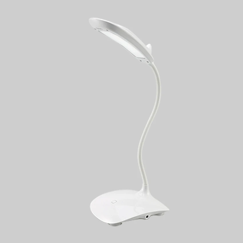 
Modern Style and Energy Saving Light Source ABS plastic built in rechargeable battery desk Lamp 