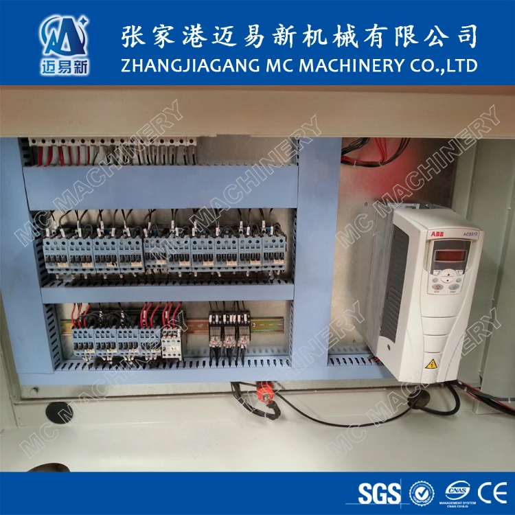 SJZ92/188 conical plastic twin screw extruder for PVC WPC