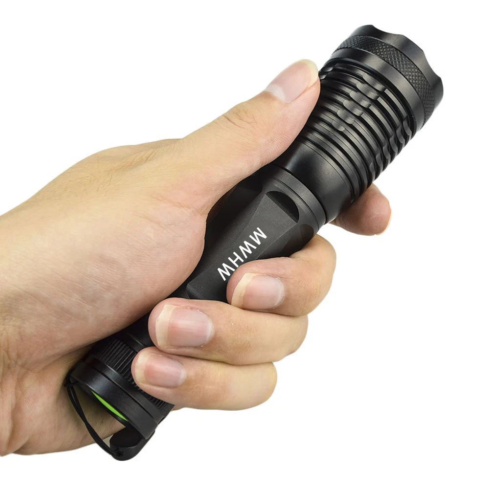 Удобные ручные фонарики MWHW 1000 люмен масштабируемый Фонарик светодиодный тактический фонарик с алюминиевым сплавом для улицы