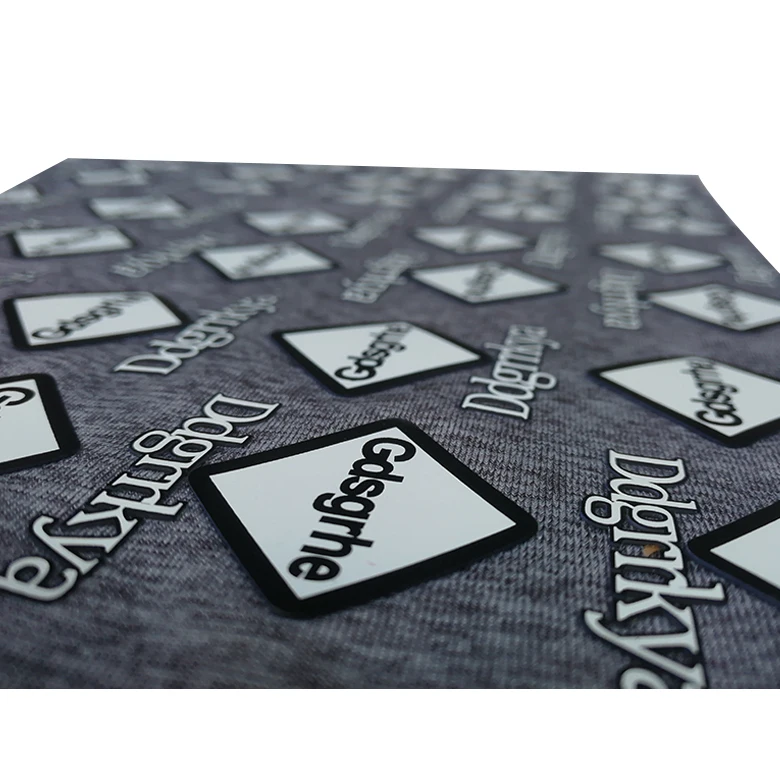 2023 free sample iron on logos sticker heat transfer 3d for clothing