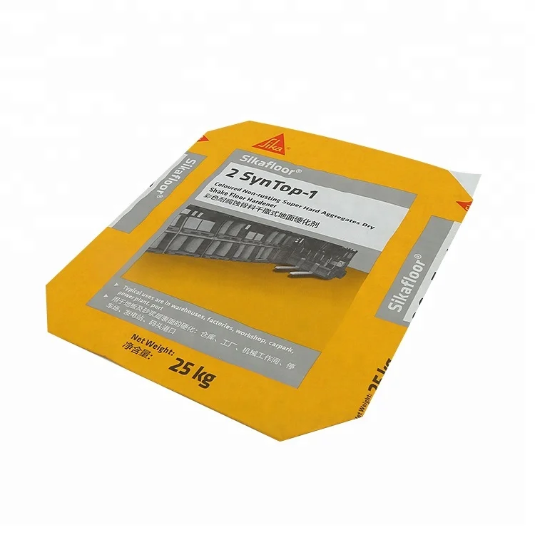 Square Bottom Not Easy To Leak 40kg 50kg 25kg Paper Packing Valve Bags