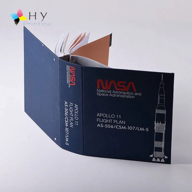 Custom cloth linen bound covered 3 ring binders