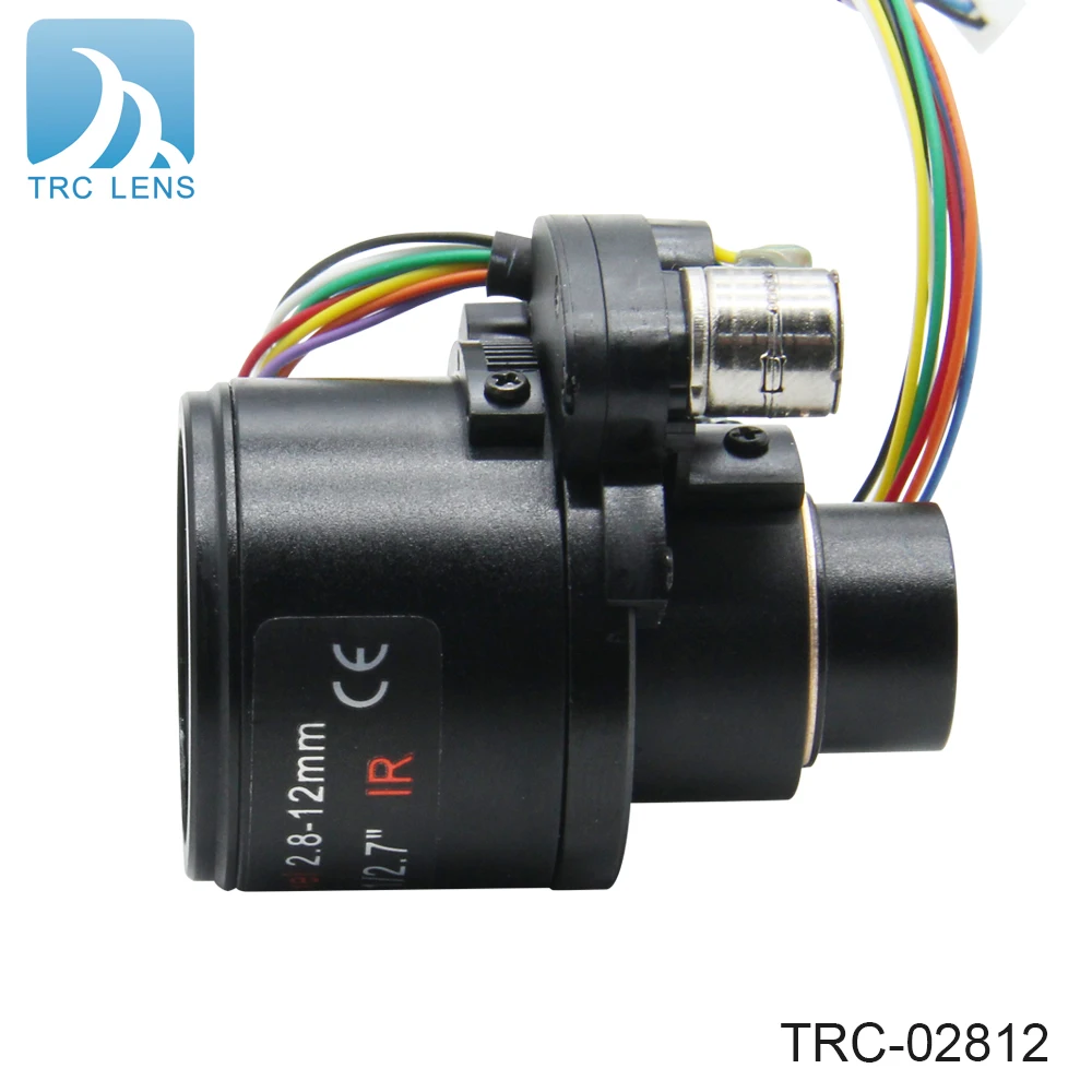M12 фиксированный Радужный 12 мм F1.8 оптический зум cctv объектив