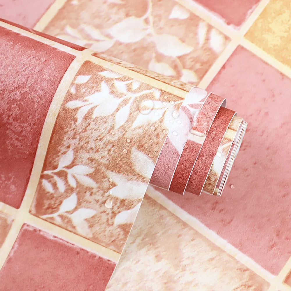 Vinyl adhesive contact paper waterproof toilet self stick wallpaper for kids