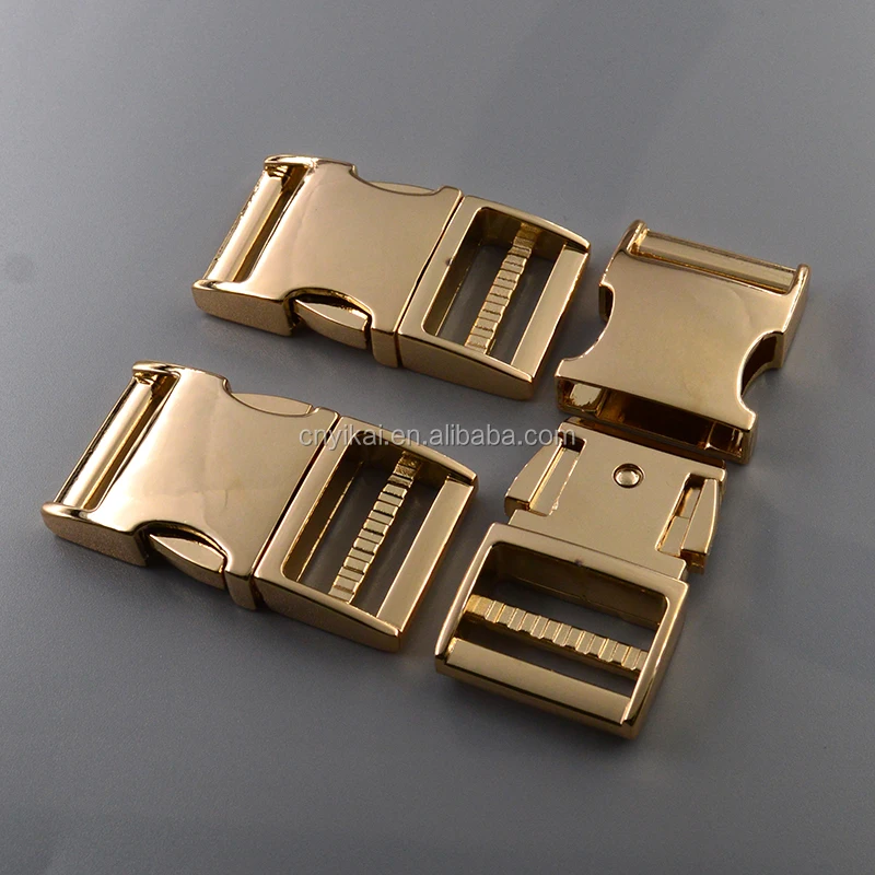 Light aluminum side release lightweight buckles for bag accessories