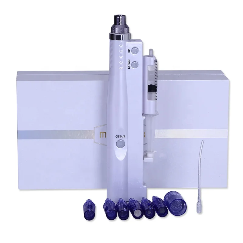Linuo mini water mesotherapy Injector nano derma pen with liquid electric microneedle pen