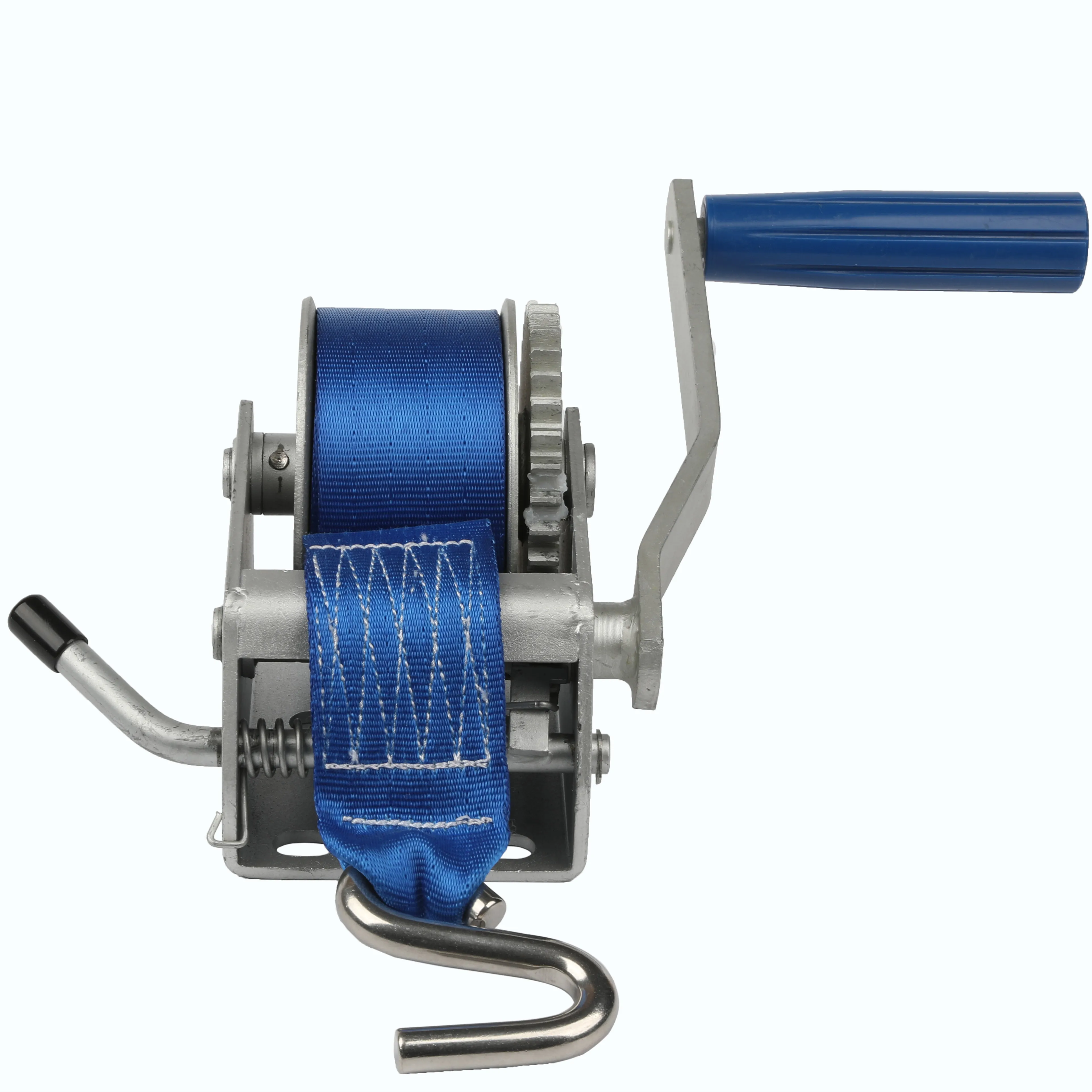 Custom 300kgs carbon steel mini rope hand puller winch for boat trailer