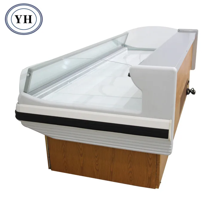 custom supermarket used fresh meat showcase fresh meat display refrigerator