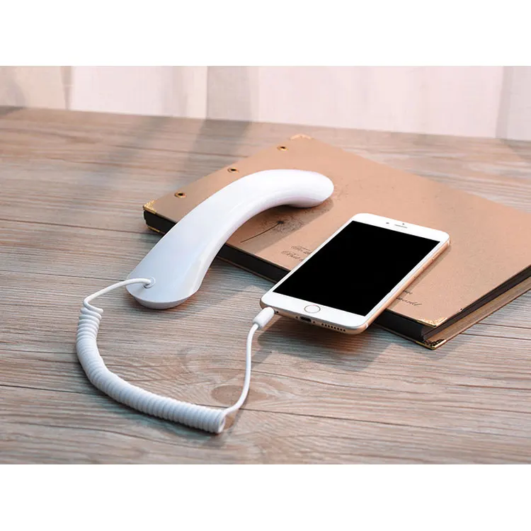 
Proolin factory price rhinestone handset Fashion for mobile phone desk receiver 