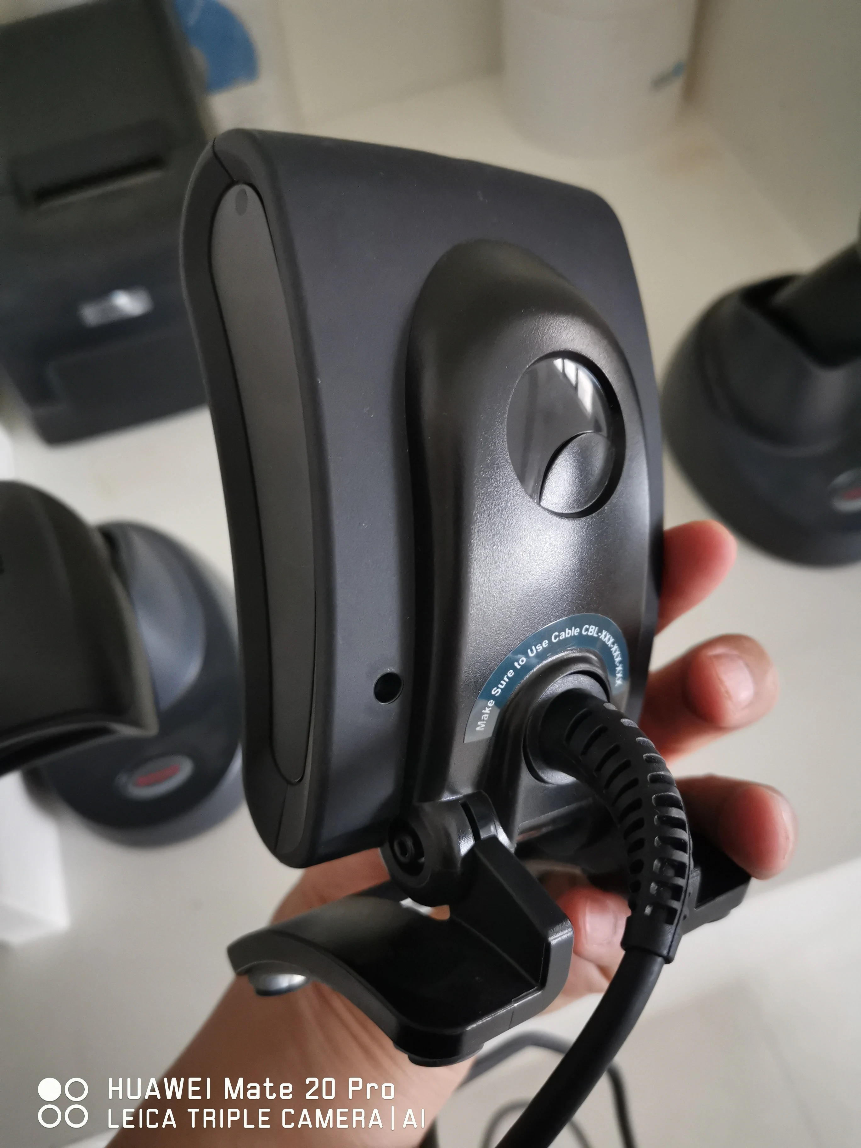 Genesis Series 7680G Area-Imaging 2d USB barcode scanner 1D PDF417 Decode Capabilit Black