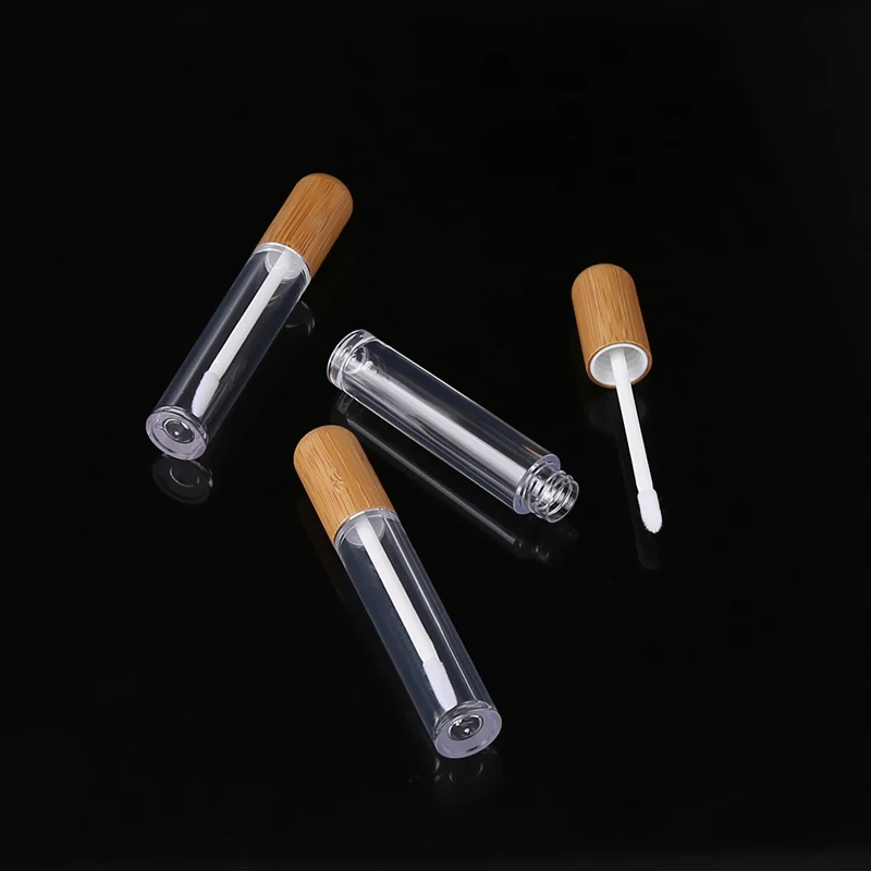 5ml bamboo lipgloss tube packaging bamboo lip tube