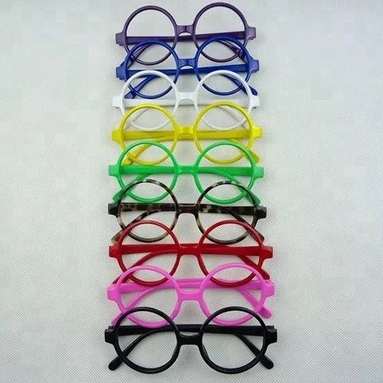 2018 Customize Logo Cheap Acrylic Lenses Promotional Plastic Kids Round Sunglasses