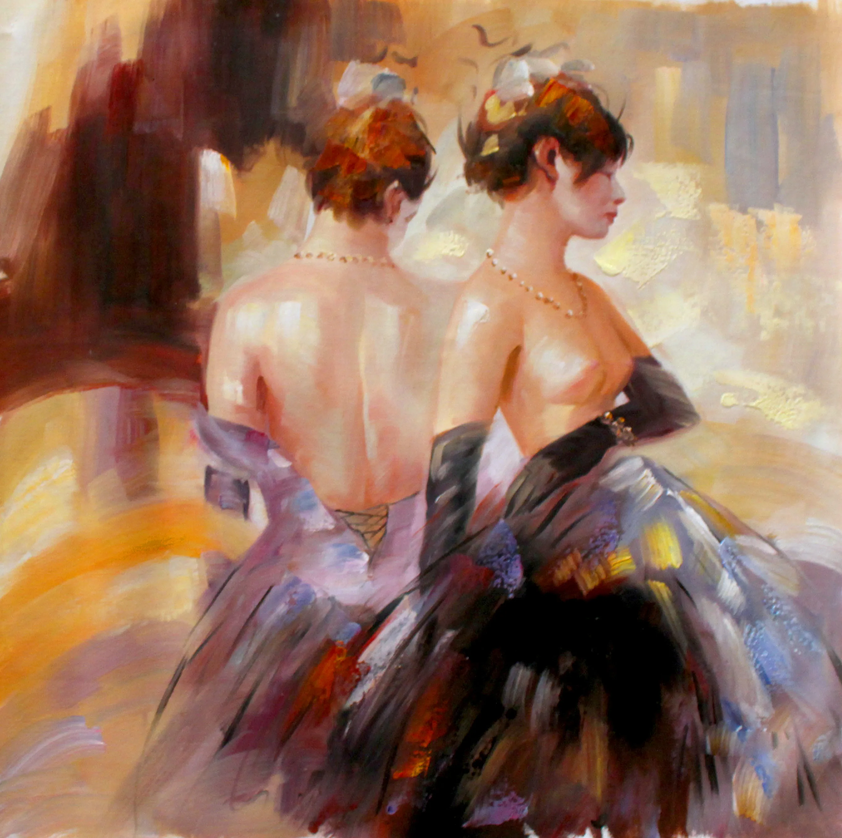 Abstract canvas wall met art china supplies handmade oil painting