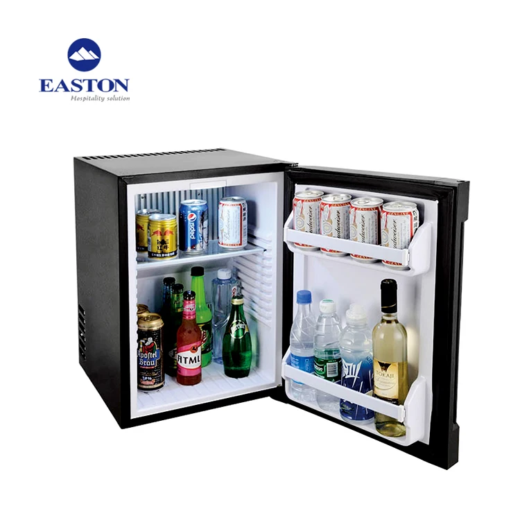 Automatic defrosting hotel minibar refrigerator