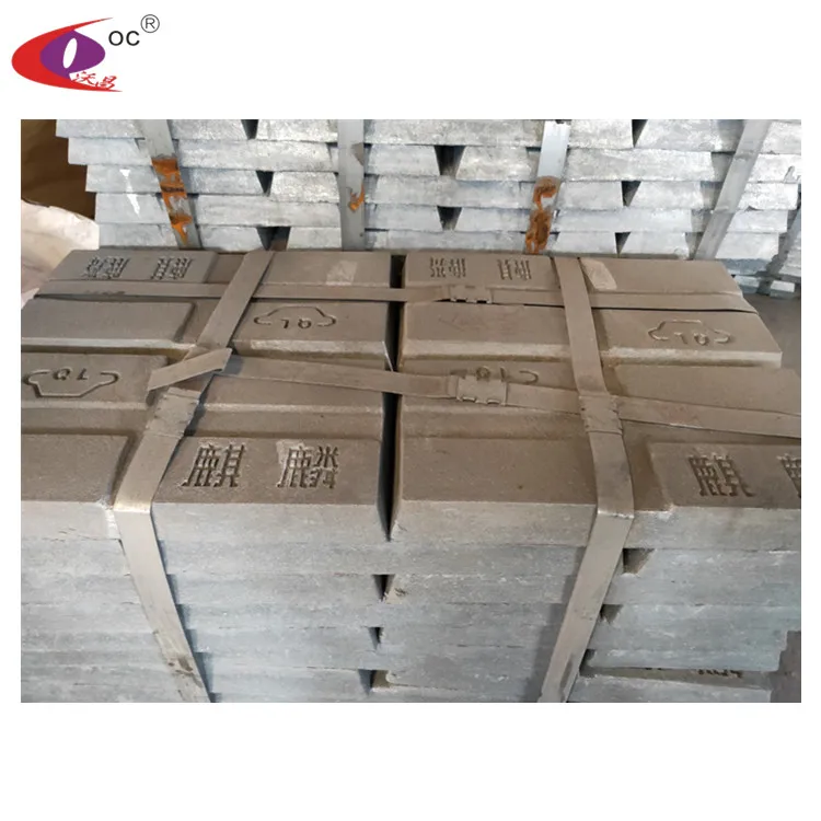 
Лидер продаж, слиток чистого цинка SHG 99,995, цена 