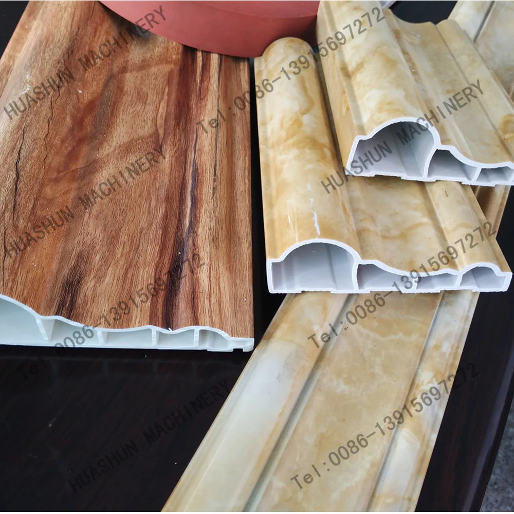 PVC imitatio marble profile production line machinery for ceiling corner