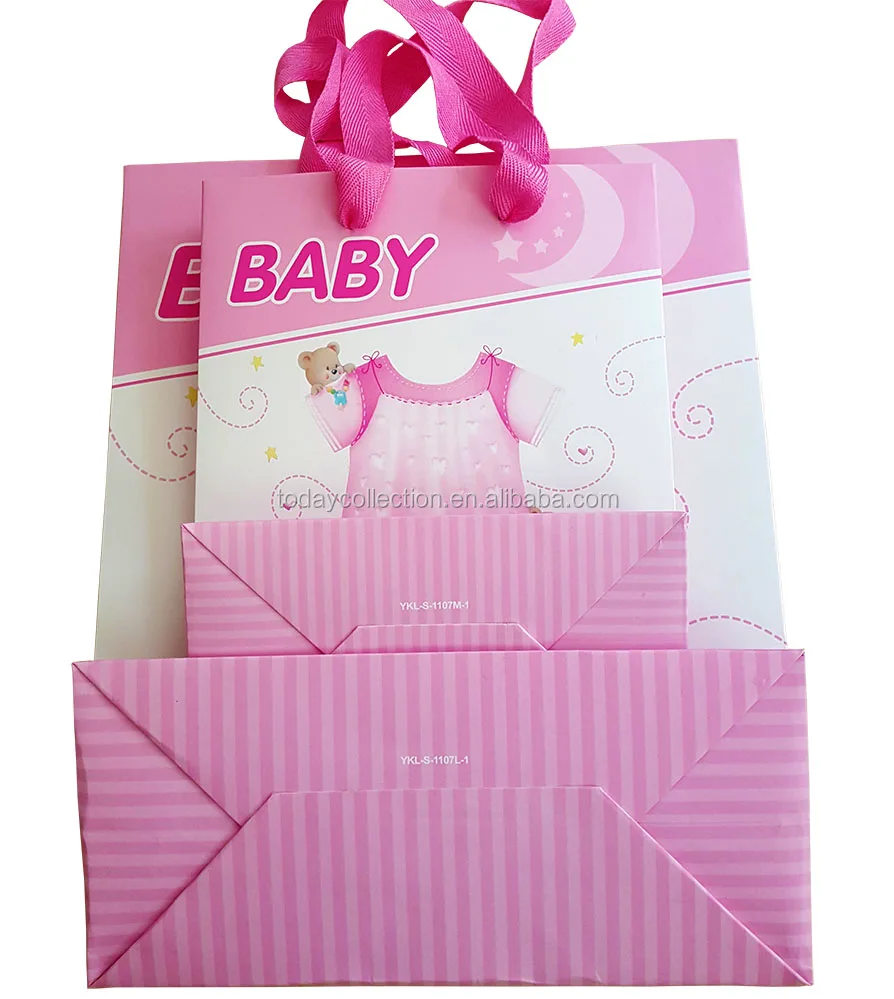 
Fancy baby shower paper gift bag 