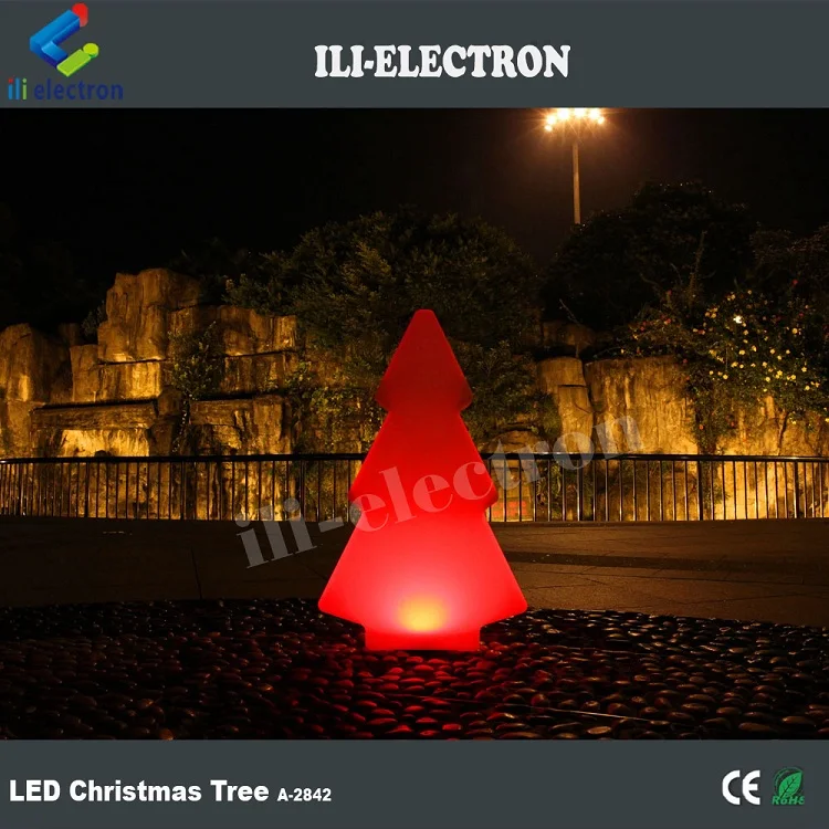 plastic led christmas tree
