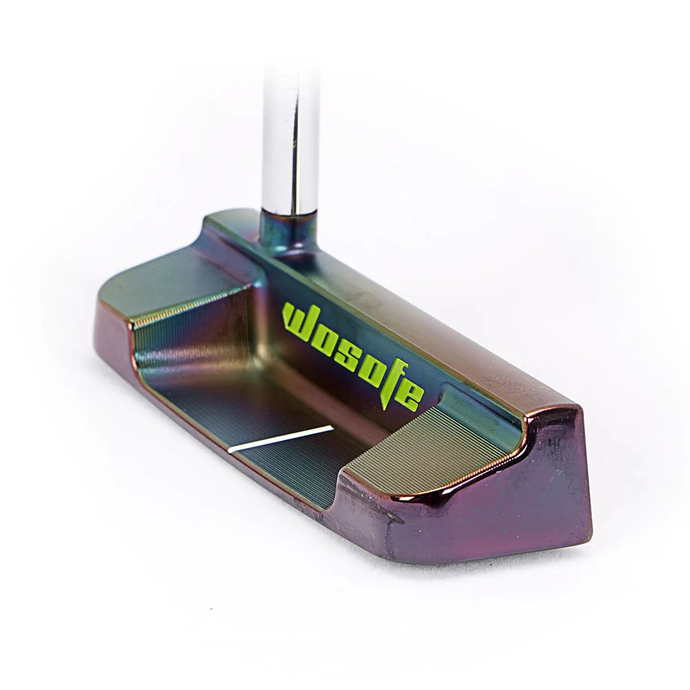 Стальной стержень в форме полосы, мужской черный хроматический клюшка для клюшки для гольфа