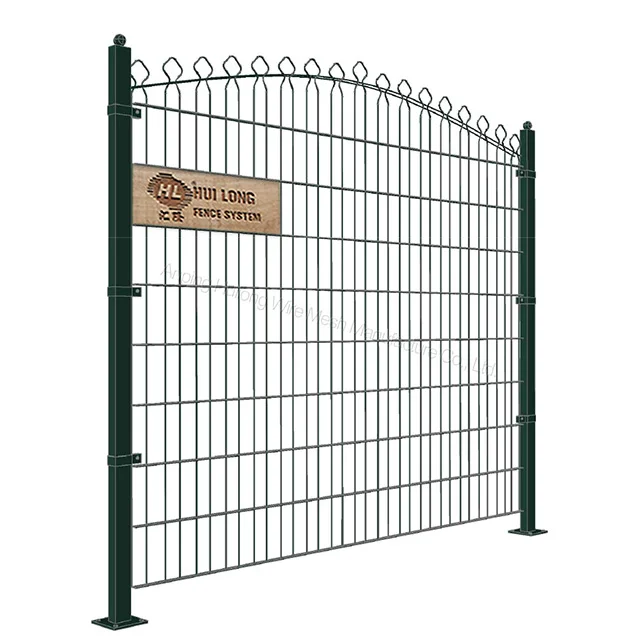 Popular welded wire mesh fence used wrought iron fencing for sale