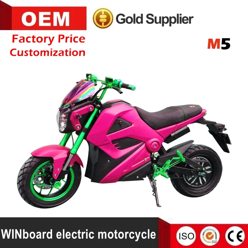 WINboard M5 3000W 75KM Distance 72V Adult Lead Acid Lithium Batteries Racing Adult Electric Motorcycle