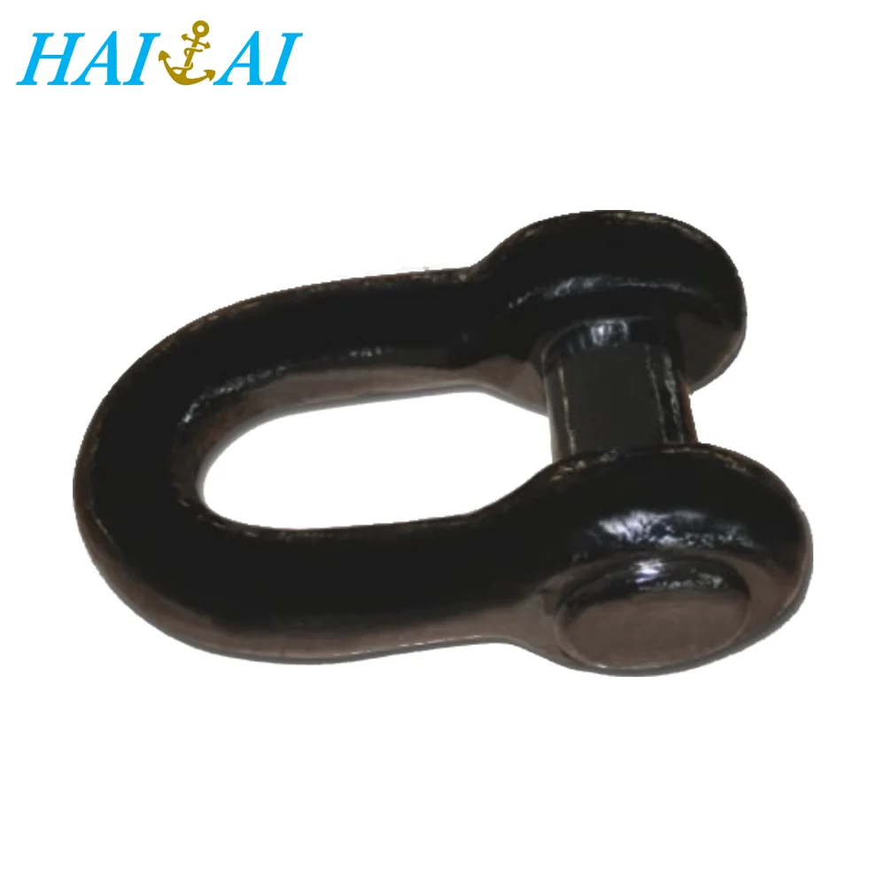 Marine type D end shackle for anchor chain