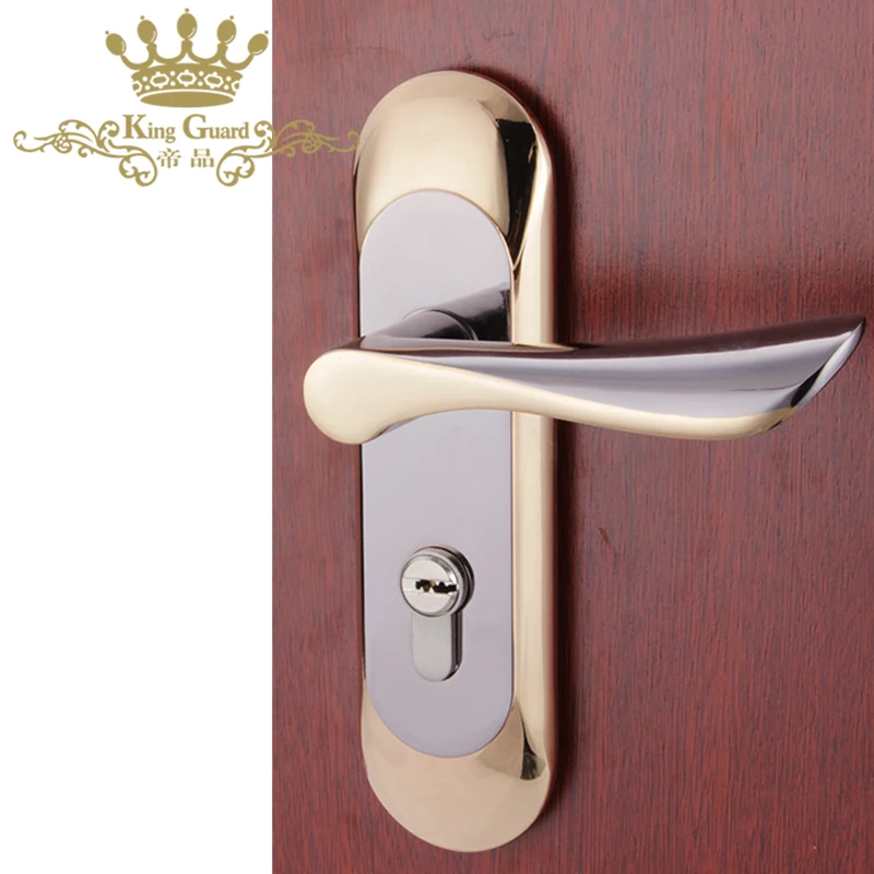 Оптовый Производитель хорошее качество безопасность цинковый сплав плоская для деревянной двери Передняя врезная дверная ручка замок цена