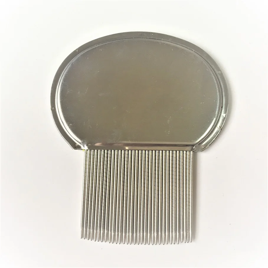 Human hair cleaning tool metal anti lice comb