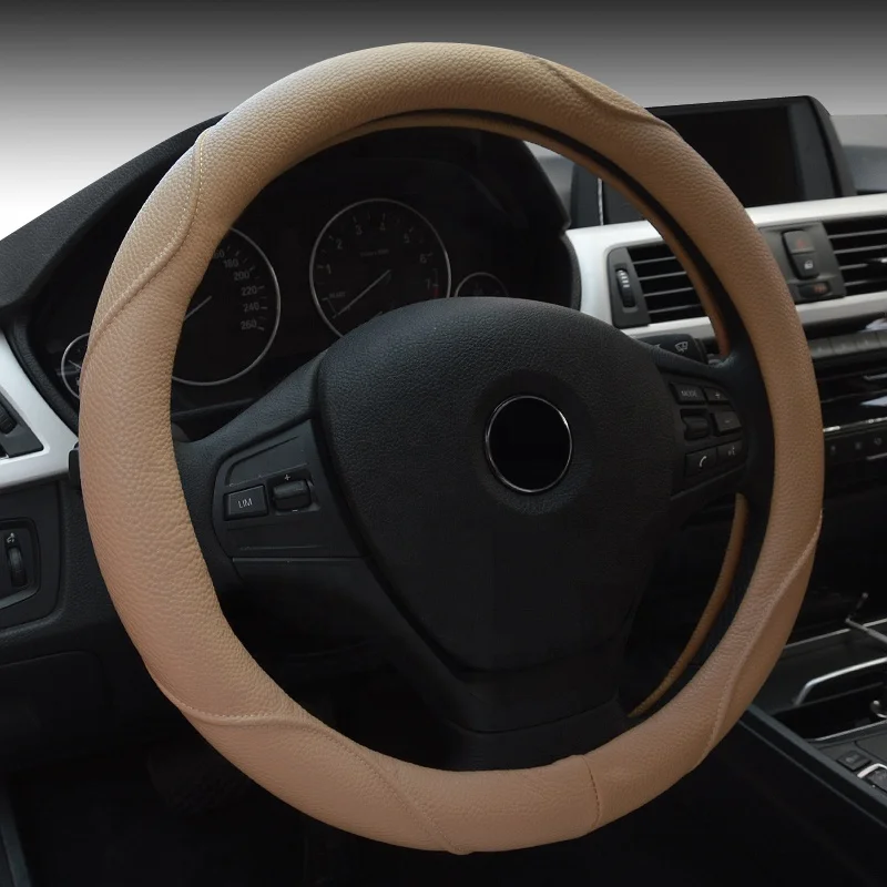 Классическая Экологичная мягкая Авто рулевое колесо крышка