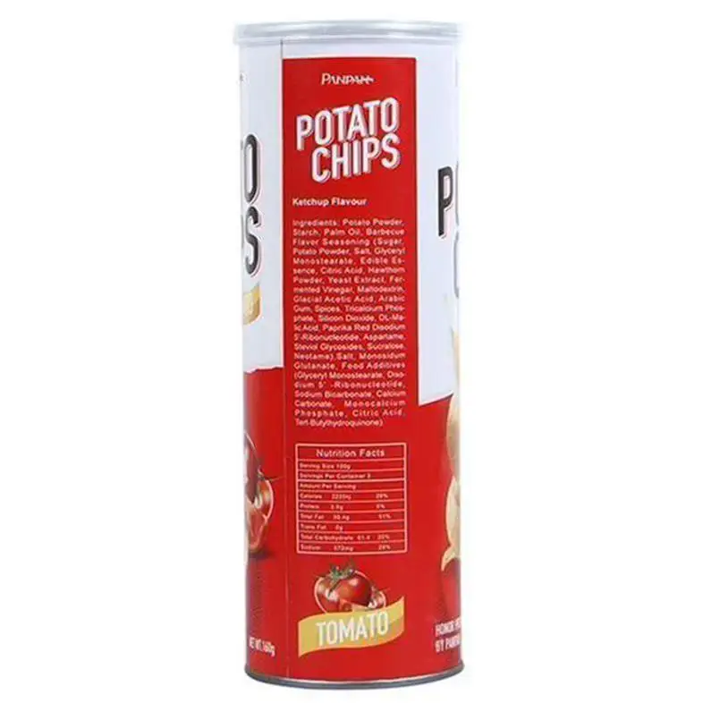 Panpan flavored baking food stackable potato chips