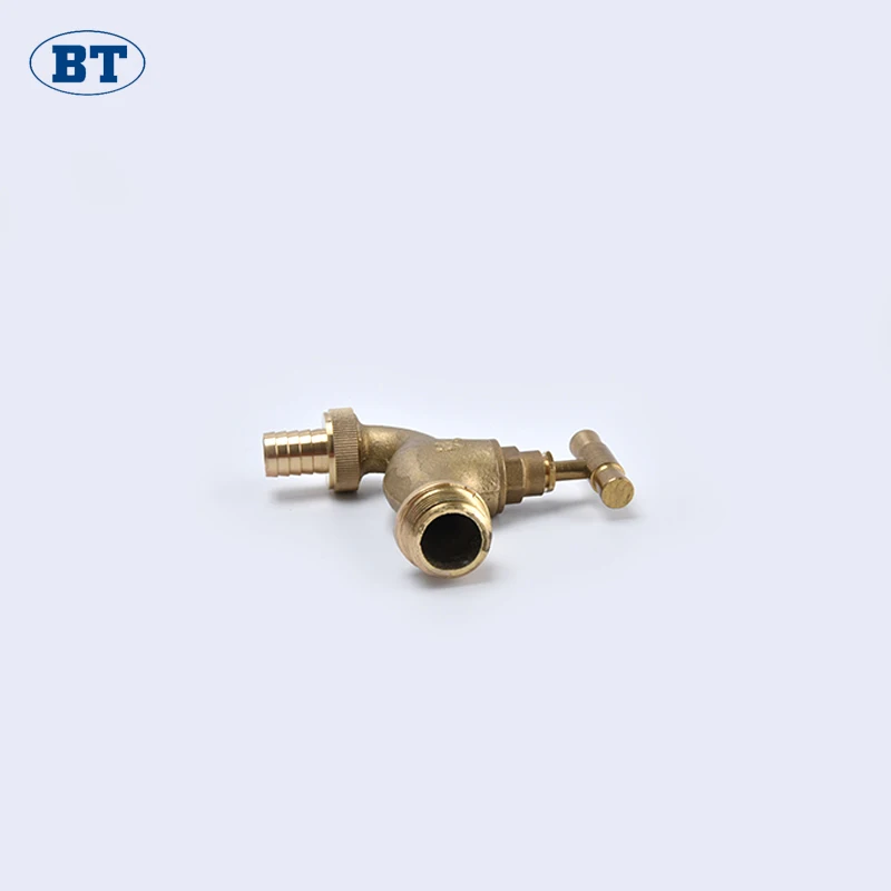 BT2015 good market brass bibcock heat exchanger tap