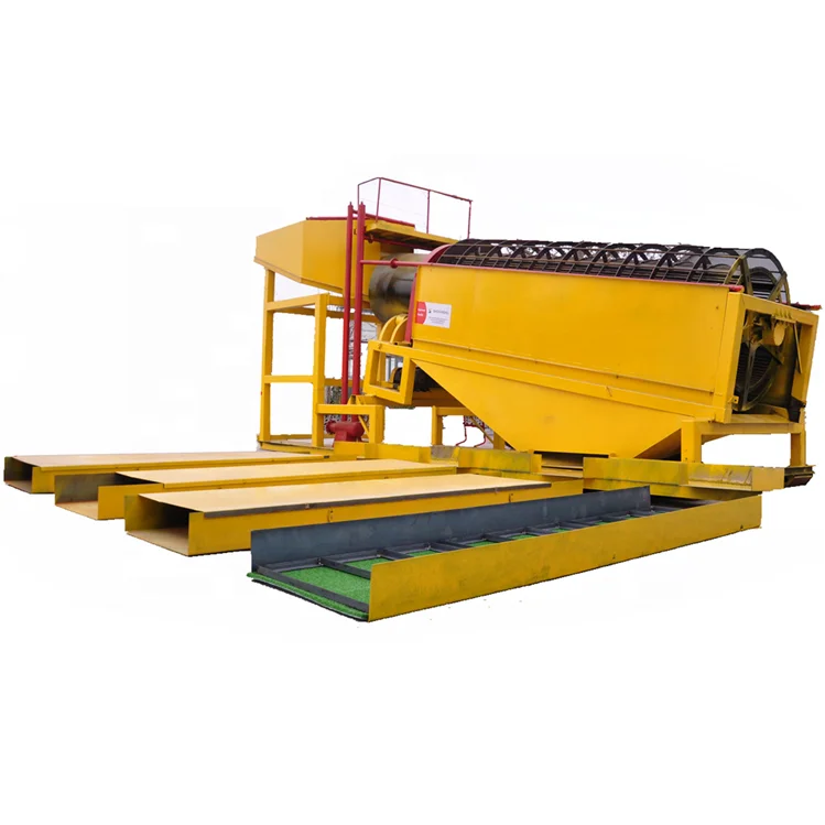 SINOLINKING Industrial Rotary Trommel Mineral Processing Gold Equipment