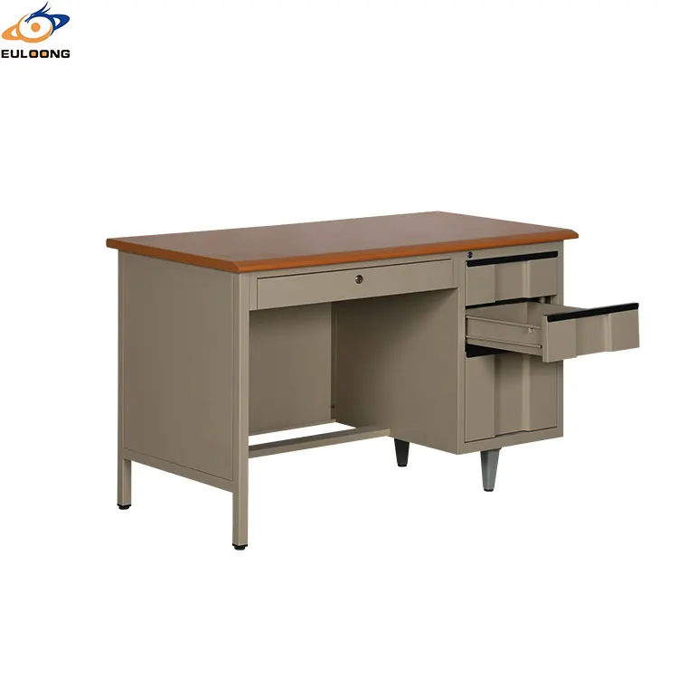 Lowest price & High quality office deskl with wood surface/Classical Design exscutive desk for office or home