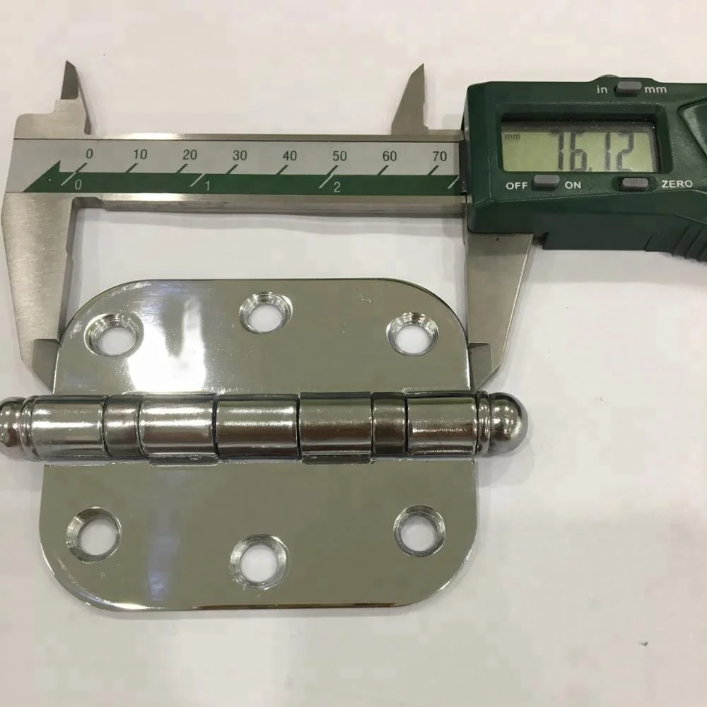 3 Inch iron door hinge brasil round corner furniture hinge