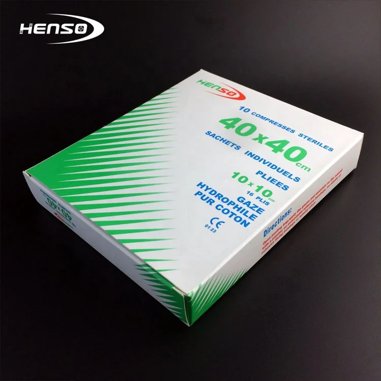 
Disposable Sterile Pure Cotton Gauze Swab 